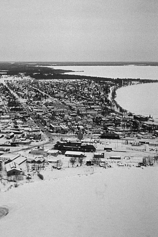 Aerial View of Bemidji from South